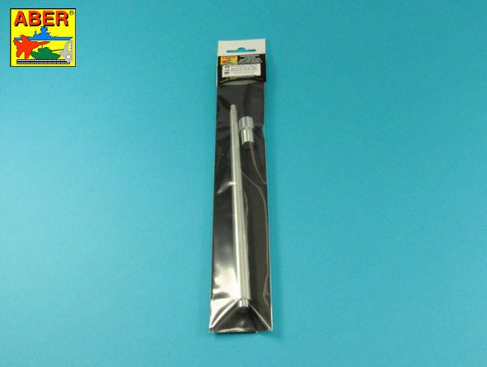 Aber Models 16 L-13 - 88 mm KwK 43/3 L/71 (one part) barrel for King Tiger Porsche-Turret without muzzle brake | Modellbau