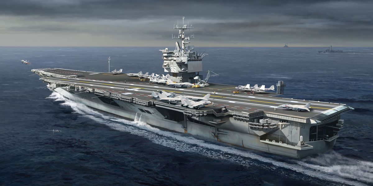 Academy 14400 - 1/600 USS Enterprise CVN-65 | Modellbau