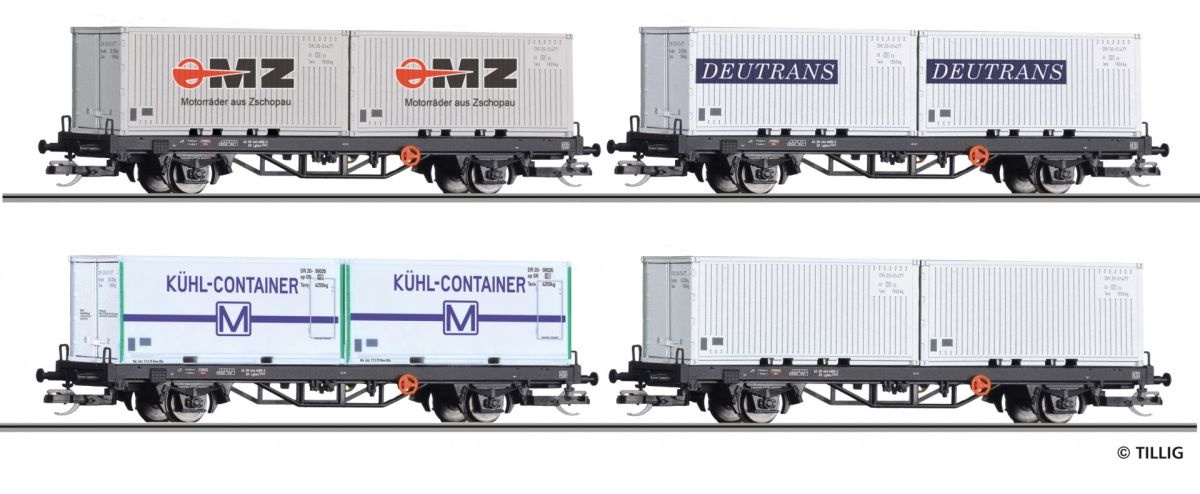 Tillig TT 502704 - Güterwagenset DR | Modellbahn | Modelleisenbahn