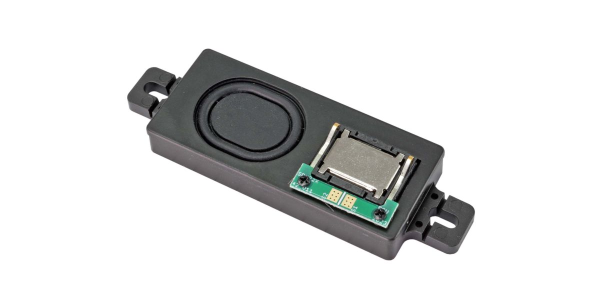 ESU 50346 - Lautsprecher 24mm x 55mm x 8.6mm, rechteckig, 8 Ohm, Passive Radiator | Modellbahn | Modelleisenbahn