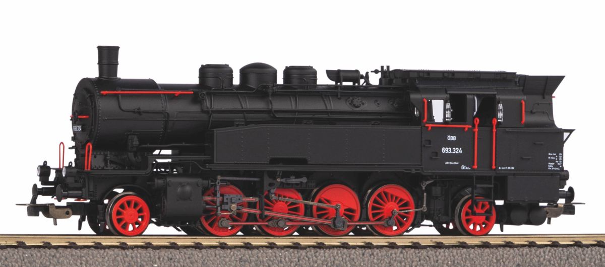 Piko H0 (1:87) 50656 - Sound-Dampflok 693 324 ÖBB III Wechselstromversion, inkl. PIKO Sound-Decoder und Dampfgenerator | Modellbahn | Modelleisenbahn