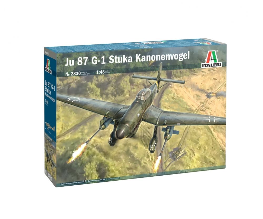 Italeri 510002830 - 1:48 Junker Ju-87G-1 Stuka Kanonenvogel | Modellbau