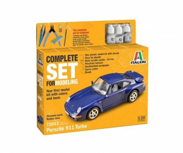 Italeri 510072013 - 1:24 Porsche 911 Turbo Modell-Set | Modellbau
