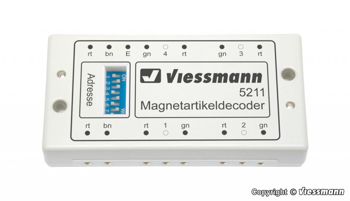 Viessmann 5211 - Motorola-Magnetartikeldecoder | Modellbahn | Modelleisenbahn