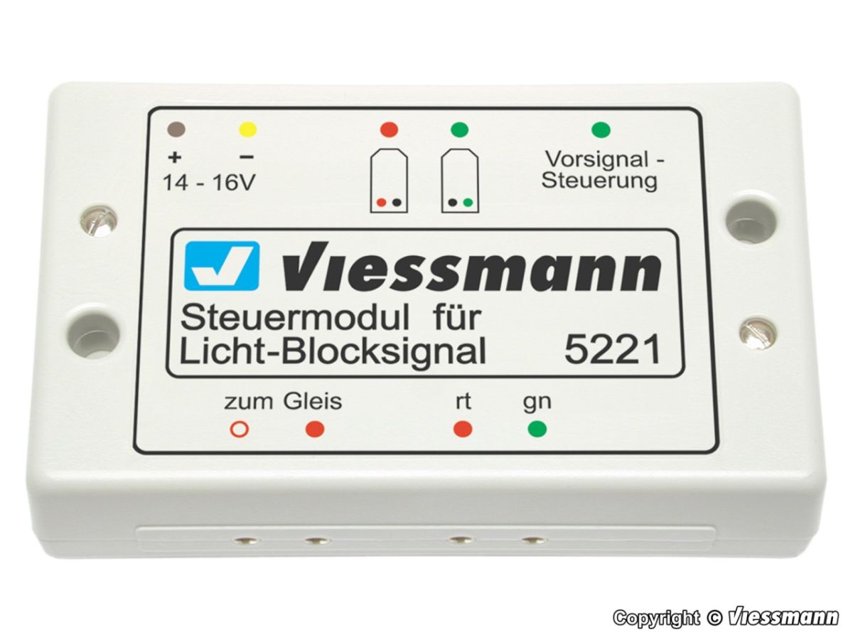 Viessmann 5221 - Steuermodul für Licht-Blocksignal | Modellbahn | Modelleisenbahn