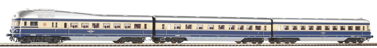 Piko H0 (1:87) 52271 - Dieseltriebwagen Rh 5045 Blauer Blitz BBÖ Wechselstromversion, inkl. PIKO Sound-Decoder | Modellbahn | Modelleisenbahn