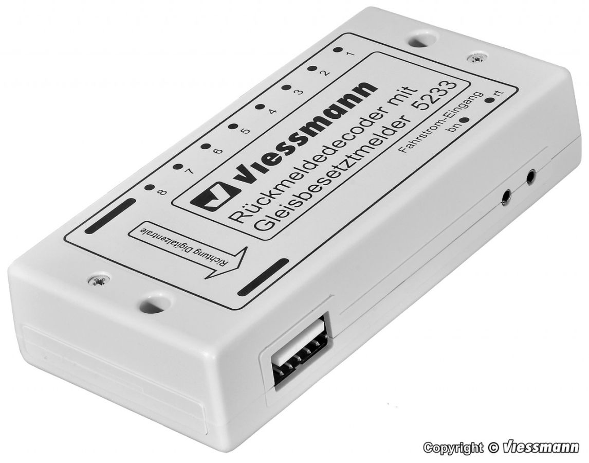 Viessmann 5233 - Rückmeldedecoder mit Gleisbesetztmelder | Modellbahn | Modelleisenbahn