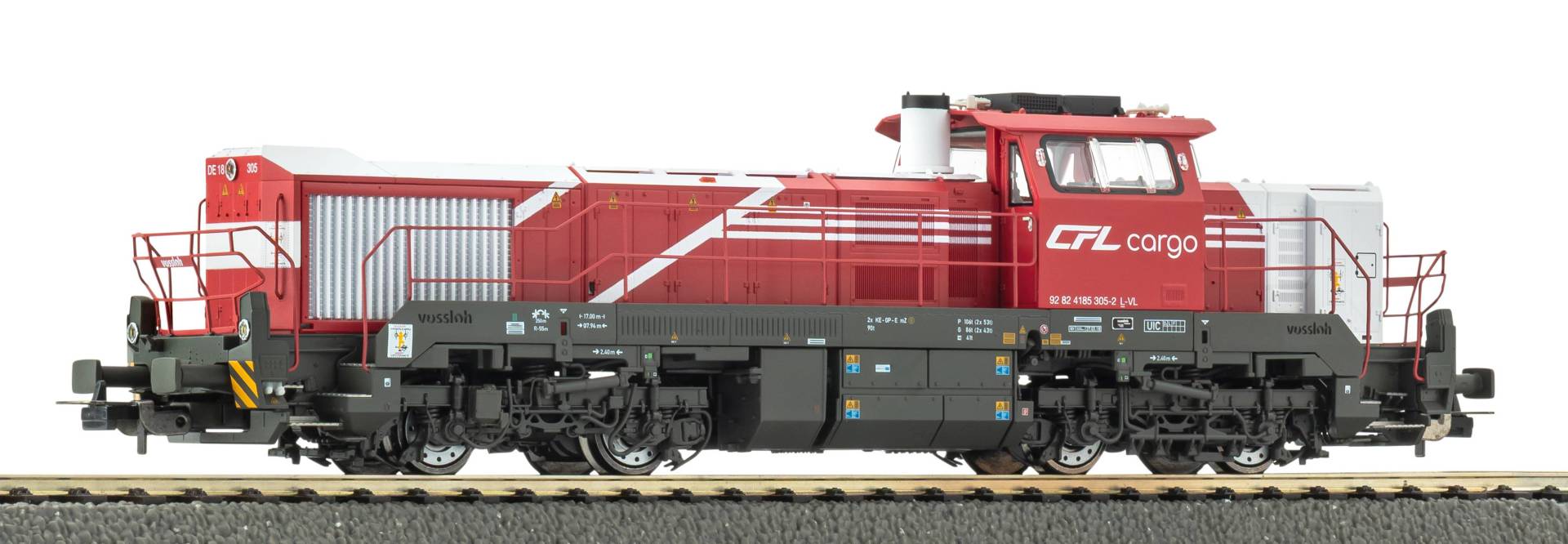 Piko H0 (1:87) 52369 - Sound-Diesellok DE18 CFL VI Wechselstromversion, inkl. PIKO Sound-Decoder | Modellbahn | Modelleisenbahn