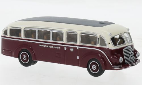 Brekina H0 (1:87) 52432 - Mercedes LO 3500, dunkelrot, | Modellbahn | Modelleisenbahn