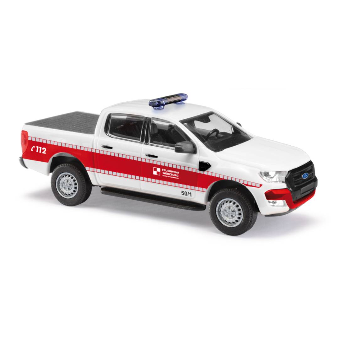 Busch H0 (1:87) 52847 - Ford Ranger, Feuerwehr Würzburg | Modellbahn | Modelleisenbahn