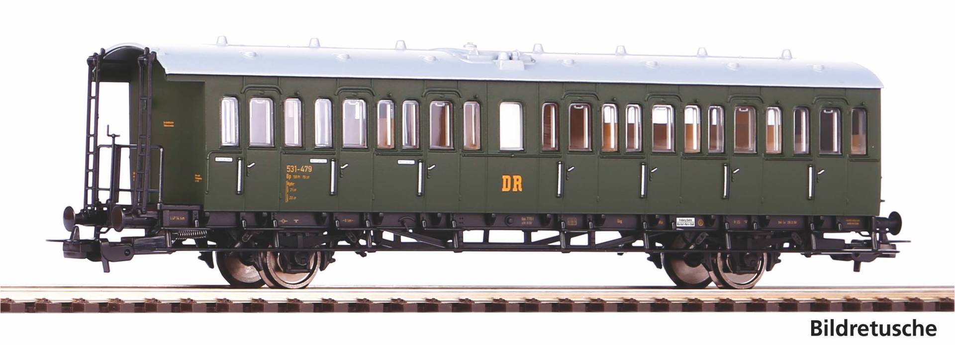 Piko H0 (1:87) 53192 - Sachsenwagen Bp DR III Modellbahn