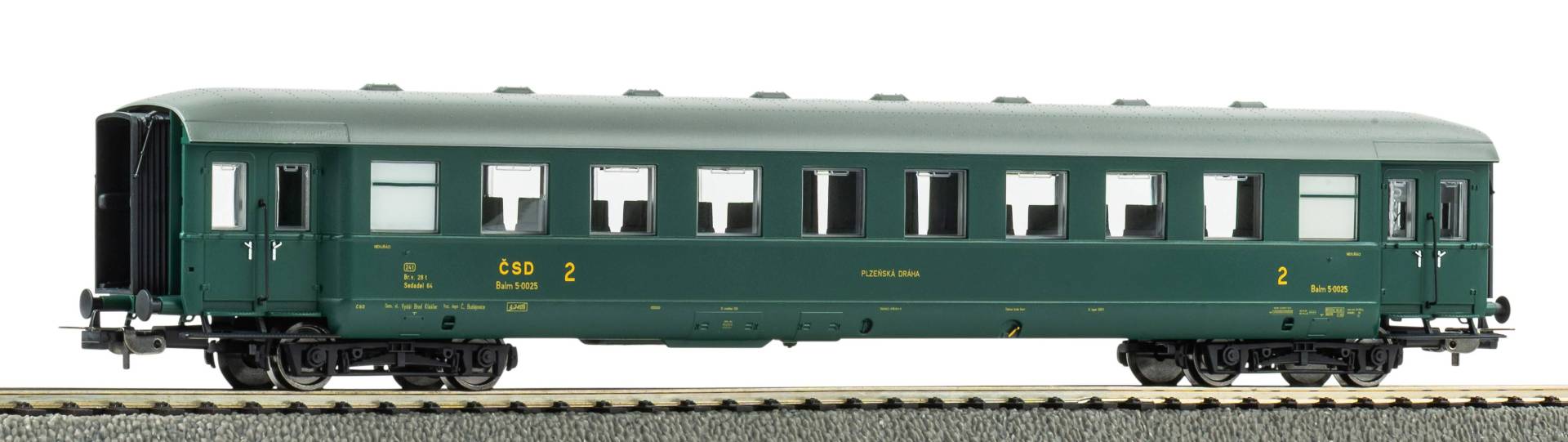 Piko H0 (1:87) 53285 - Schürzeneilzugwagen Balm 2. Klasse CSD III | Modellbahn | Modelleisenbahn