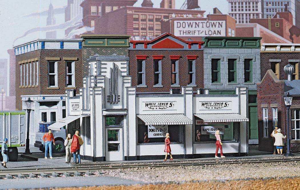 Walthers H0 (1:87) 533030 - Schnellimbiss White Tower | Modellbahn | Modelleisenbahn
