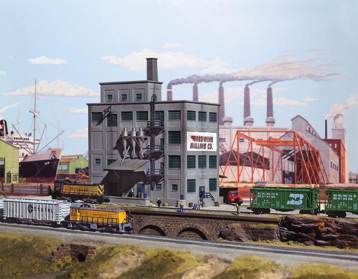 Walthers N 533212 - Industrielle Getreidemühle | Modellbahn | Modelleisenbahn