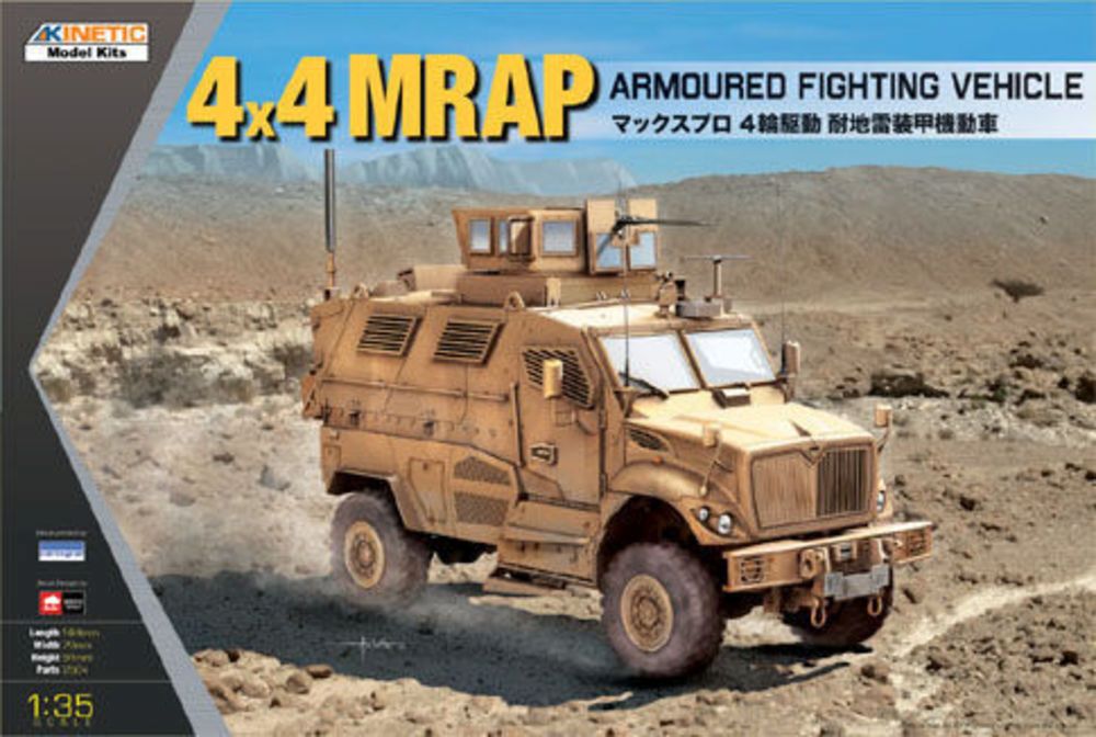 KINETIC K61011 - 4x4 MRAP Armored Fighting Vehicle in 1:35 | Modellbau
