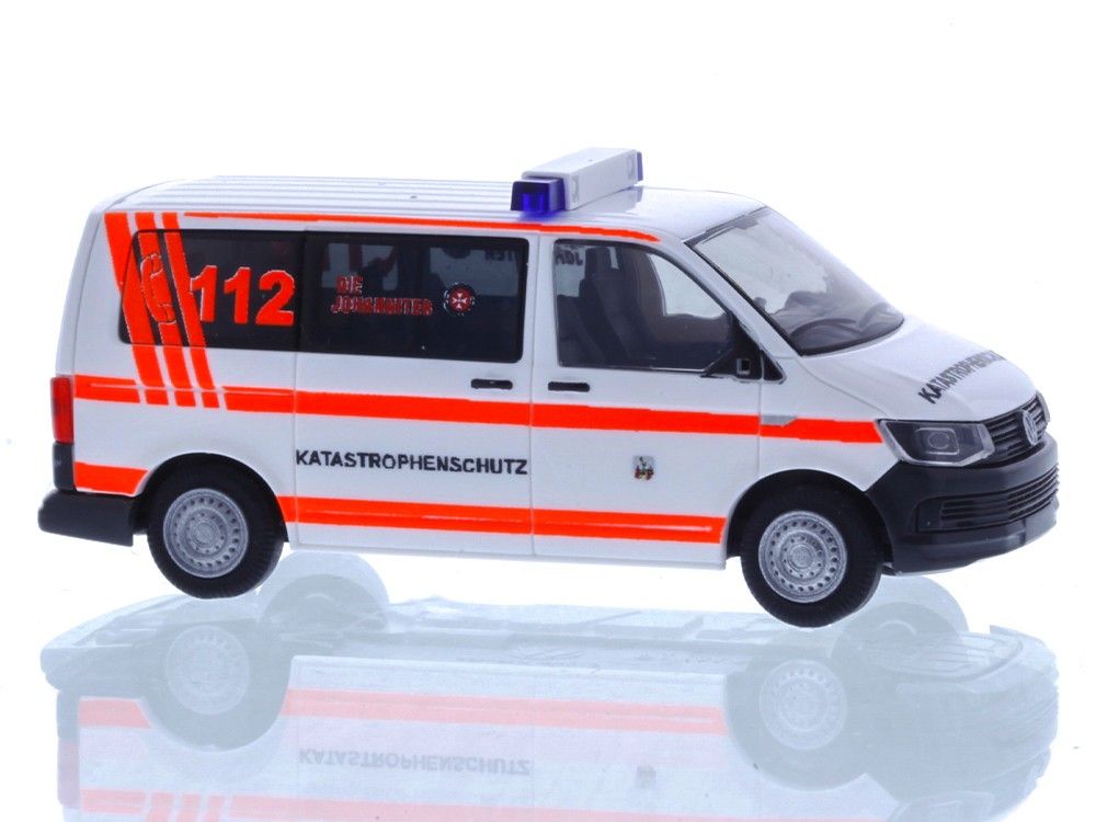Rietze H0 (1:87) 53825 - Volkswagen T6 Katastrophenschutz Magdeburg, 1:87 | Modellbahn | Modelleisenbahn