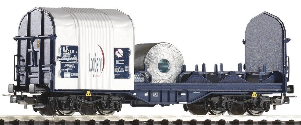 Piko H0 (1:87) 54396 - Offener Schiebeplanenwagen Shimmns DB AG V | Modellbahn | Modelleisenbahn