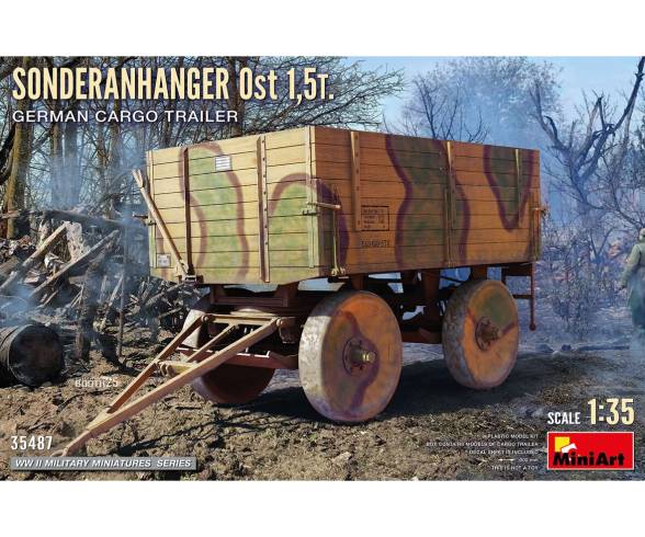 MiniArt 550035487 - 1:35 Dt.Sonderanhaenger Ost 1,5t. | Modellbau
