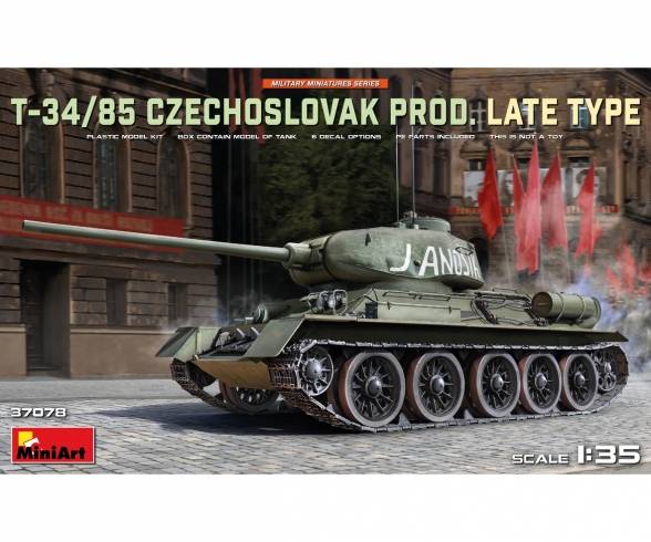 MiniArt 550037078 - 1:35 T-34/85 Tsch. Prod. Späte Prod. | Modellbau