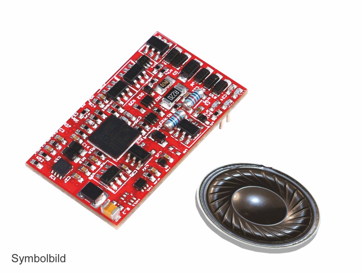 Piko H0 (1:87) 56597 - PIKO SmartDecoder XP 5.1 Sound PluX22 mit Lautsprecher (für BR 216 DB Serie) | Modellbahn | Modelleisenbahn