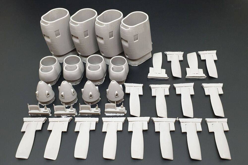 Brengun BRL48125 - C-130 E-H engine set (Italeri kit) | Modellbau