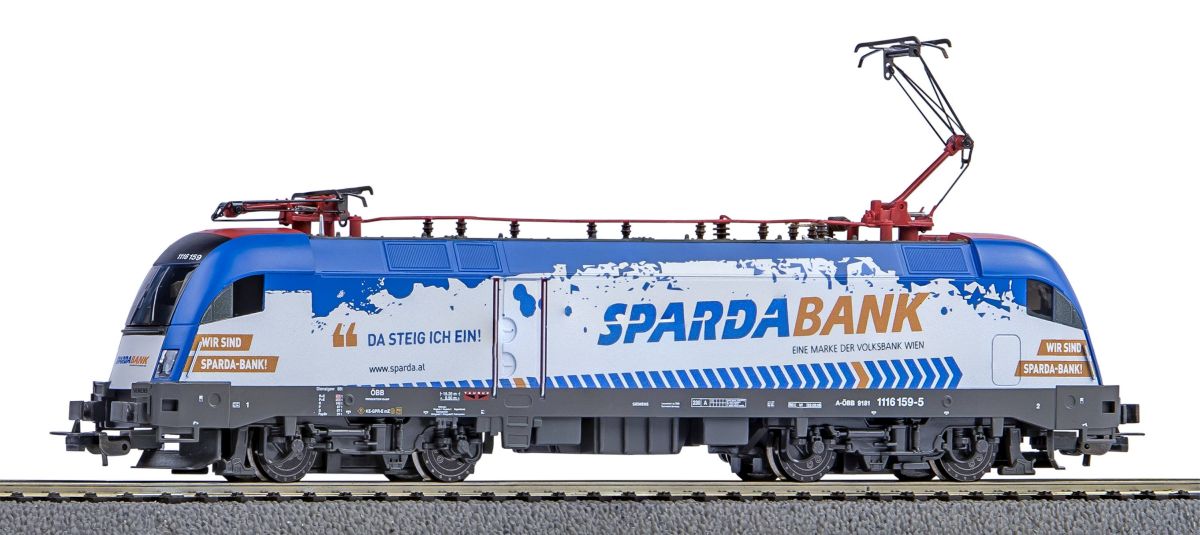Piko H0 (1:87) 57826 - E-Lok "Taurus" Rh 1116 SPARDA-BANK ÖBB VI Wechselstromversion | Modellbahn | Modelleisenbahn