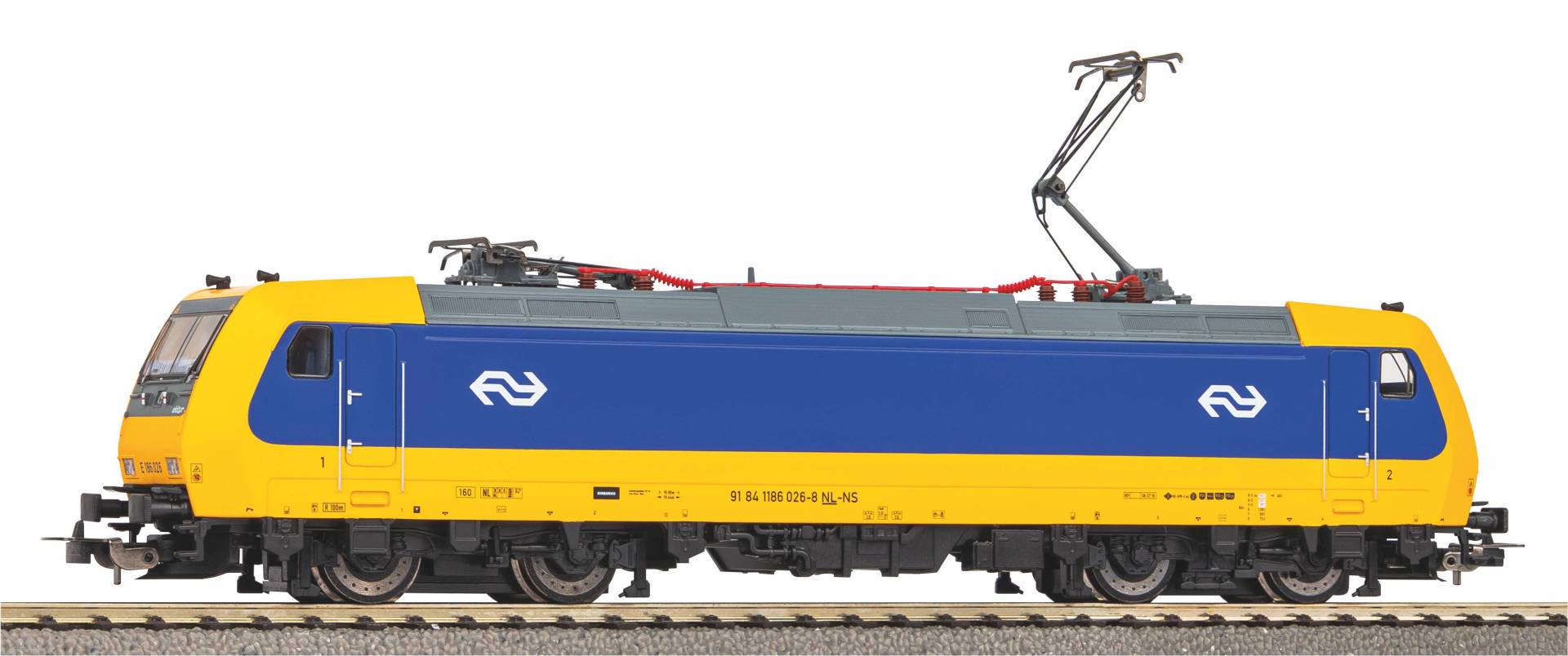 Piko H0 (1:87) 57948 - E-Lok BR 186 NS VI Wechselstromversion | Modellbahn | Modelleisenbahn