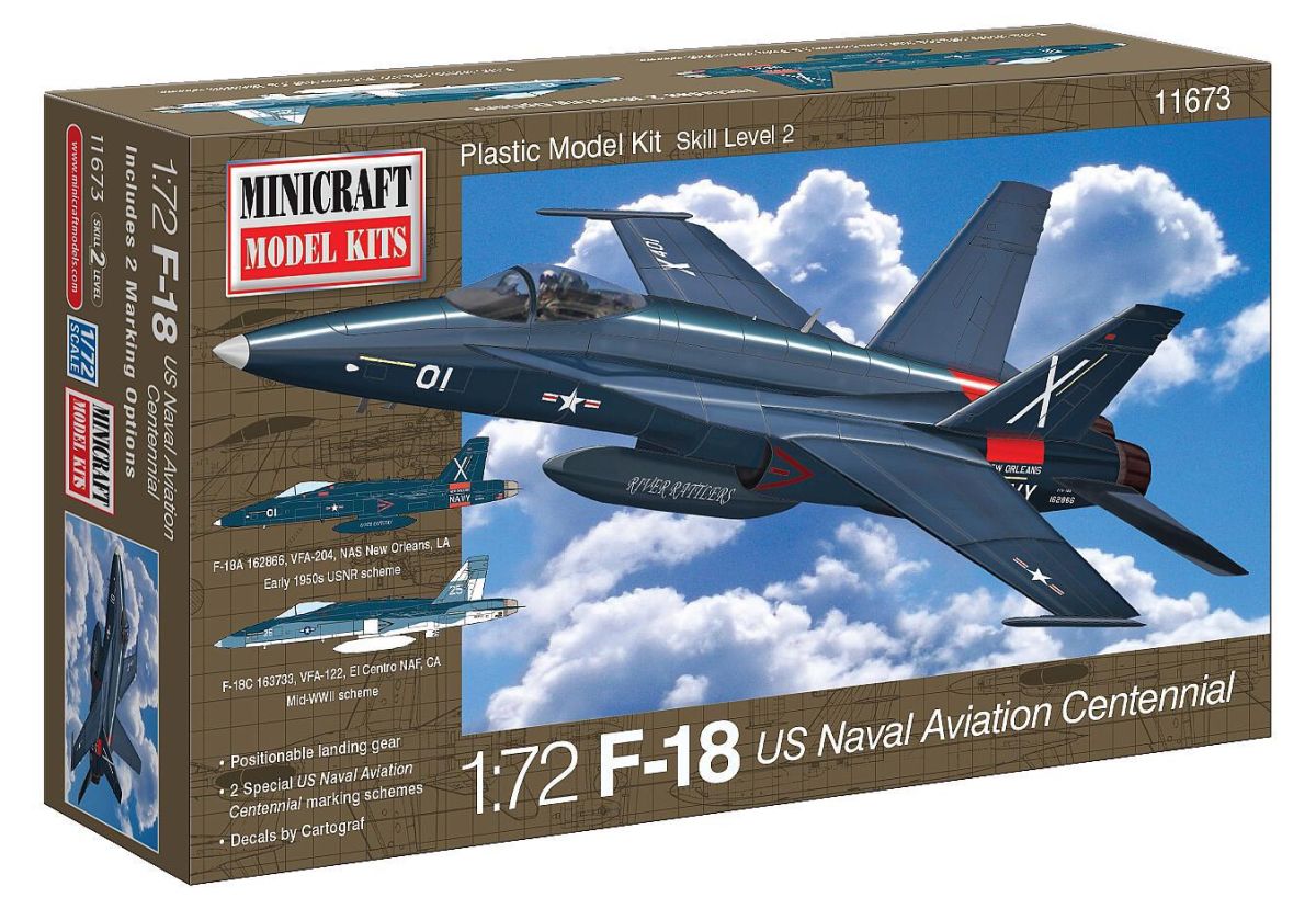Minicraft 581673 - 1/72 F-18 USN Centennial | Modellbau
