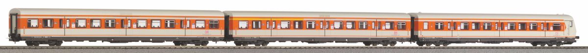 Piko H0 (1:87) 58226 - 3er Set x-Wagen S-Bahn mit Steuerwagen DB AG V | Modellbahn | Modelleisenbahn
