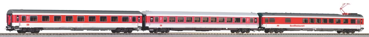 Piko H0 (1:87) 58248 - 3er Set Personenwagen IC 602 "Gorch Fock" DB AG V | Modellbahn | Modelleisenbahn