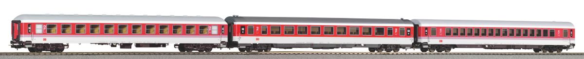 Piko H0 (1:87) 58249 - 3er Set Personenwagen IC 602 "Gorch Fock" DB AG V | Modellbahn | Modelleisenbahn