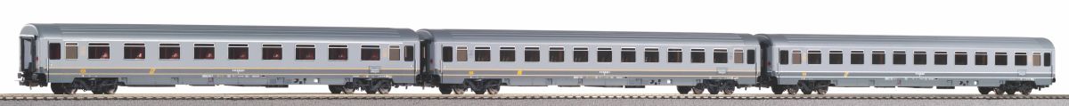 Piko H0 (1:87) 58251 - 3er Set Schnellzugwagen Eurofima Bigrigio FS V | Modellbahn | Modelleisenbahn