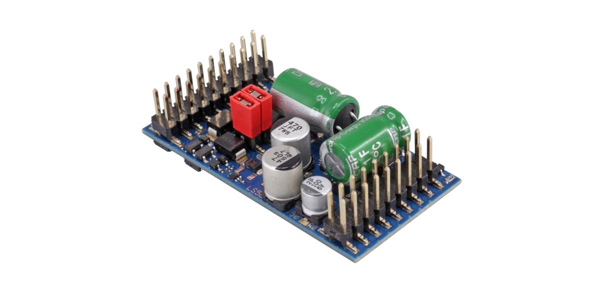 ESU 58315-S0765 - LokSound 5 L DCC/MM/SX/M4, Stiftleiste mit Adapter, Retail, Spurweite: 0, bespielt mit EMD-16cyl-645E3B-V5-FT | Modellbahn |
