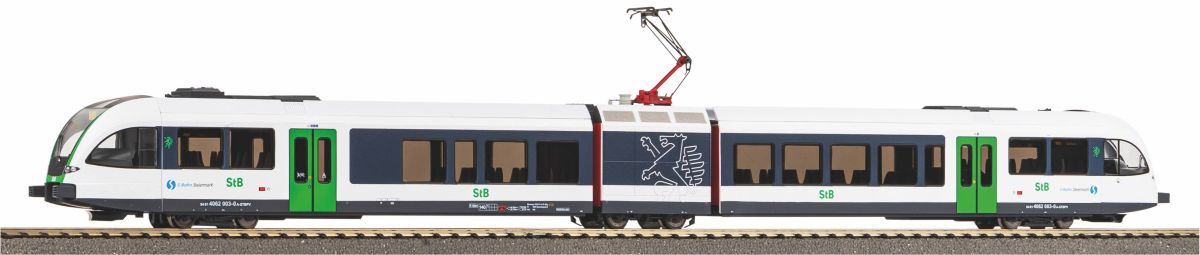 Piko H0 (1:87) 59129 - Sound-Elektrotriebwagen GTW 2/6 "Stadler" StB VI Wechselstromversion, inkl. PIKO Sound-Decoder | Modellbahn | Modelleisenbahn