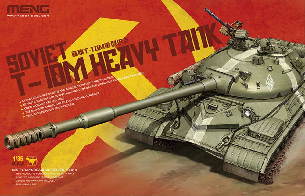 MENG-Model TS-018 - 1:35 Soviet T-10M Heavy Tank | Modellbau