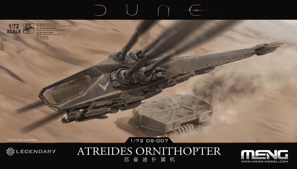MENG-Model DS-007 - 1:72 Dune Atreides Ornithopter | Modellbau