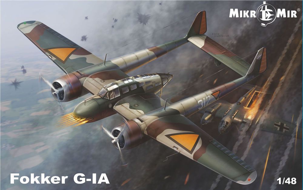 Micro Mir AMP MM48-016 - 1:48 Fokker G-IA | Modellbau