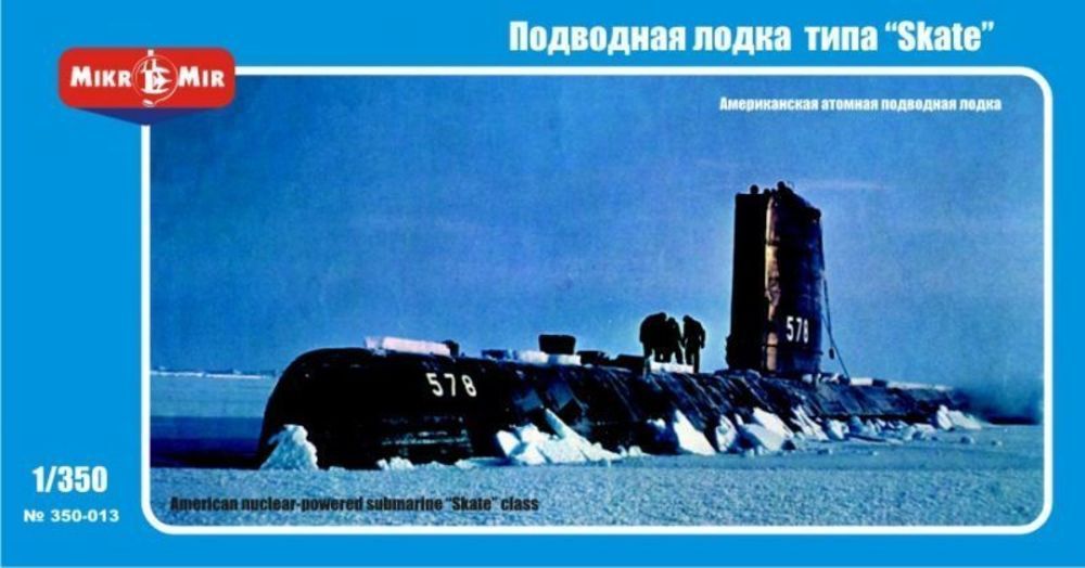 Micro Mir AMP MM350-013 - 1:350 U.S. nuclear-powered submarine Skate cla | Modellbau