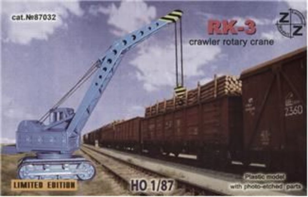 ZZ Modell ZZ87032 - 1:87 RK-3 crawler rotary crane | Modellbau