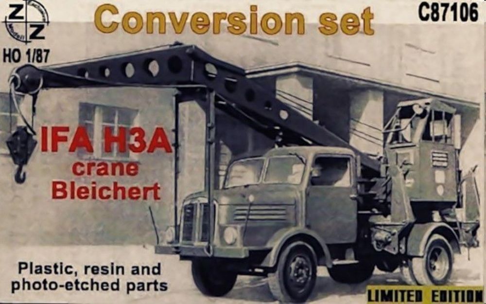 ZZ Modell ZZ-C87106 - 1:87 IFA H3A Crane Bleichert,Conversion Set | Modellbau