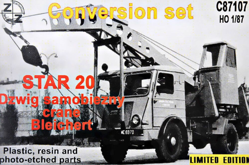 ZZ Modell ZZC87107 - 1:87 STAR 20 Crane Bleichert,Conversion Set | Modellbau