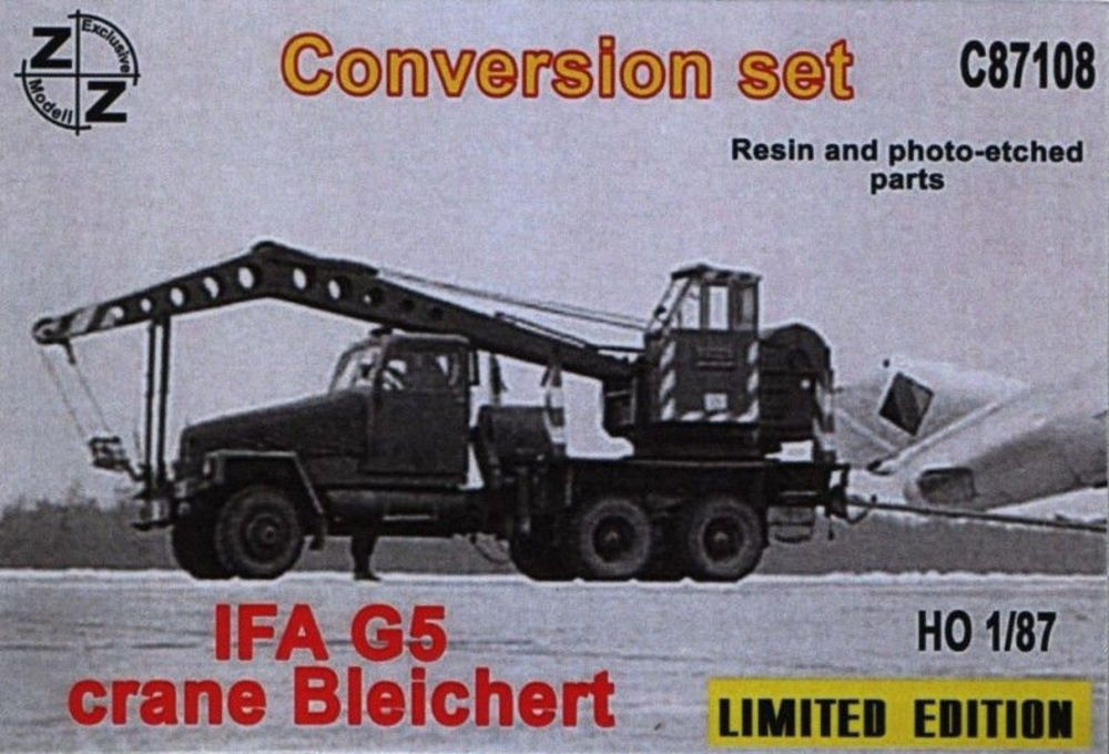 ZZ Modell ZZ-C87108 - 1:87 Conversion Set. IFA G5 Crane Bleichert | Modellbau