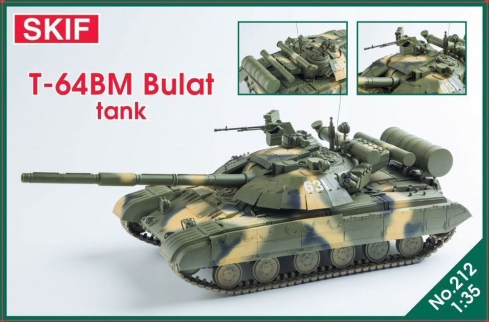 Skif MK212 - 1:35 T-64BM Bulat Ukrainian main battle tank | Modellbau
