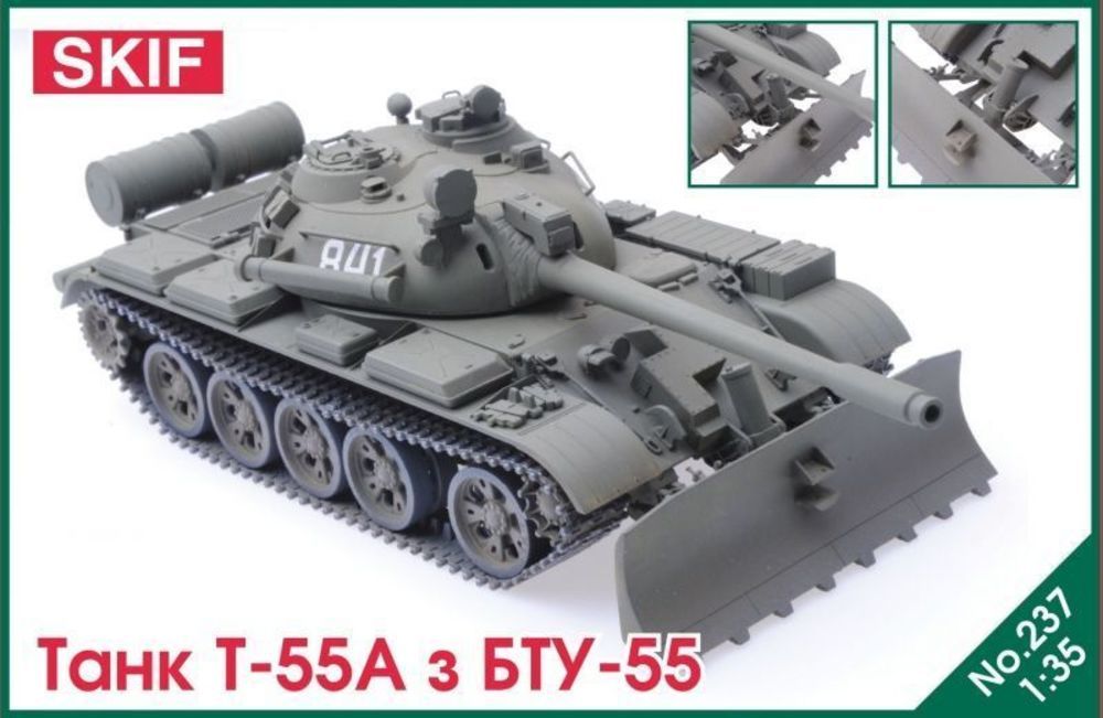 Skif MK237 - 1:35 T-55 Tank with BTU-55 | Modellbau