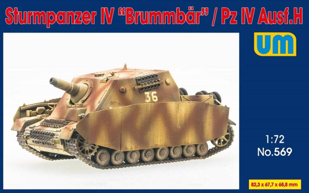 Unimodels UM569 - Sturmpanzer IV Brummbar/Pz.Kpfw IV Ausf.H | Modellbau