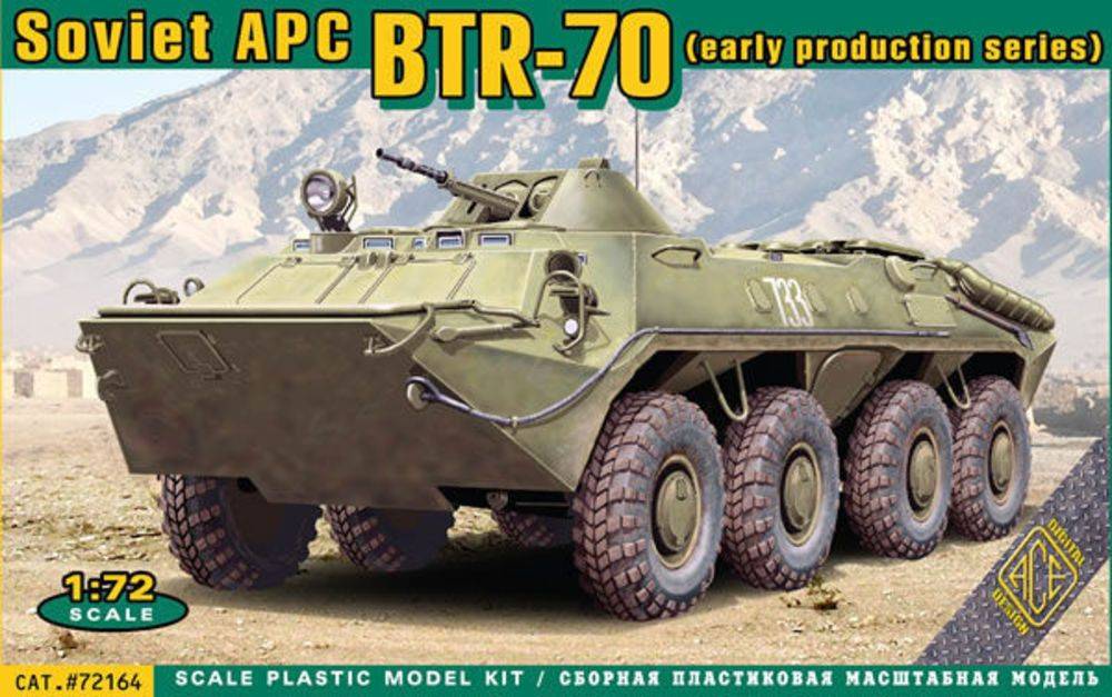 ACE ACE72164 - BTR-70 Soviet armored personnel carrier, in 1:72 | Modellbau