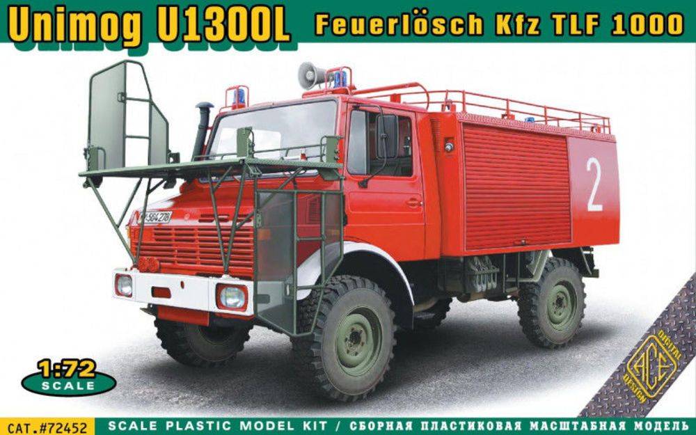 ACE ACE72452 - 1:72 Unimog U1300L Feuerlosch Kfz TLF1000 | Modellbau
