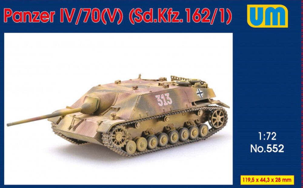 Unimodels UM552 - 1:72 Panzer IV/70(V) (Sd.Kfz.162/1) | Modellbau