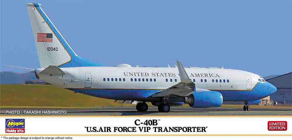 Hasegawa 610848 - 1/200 C-40B, US Air force VIP Transporter | Modellbau