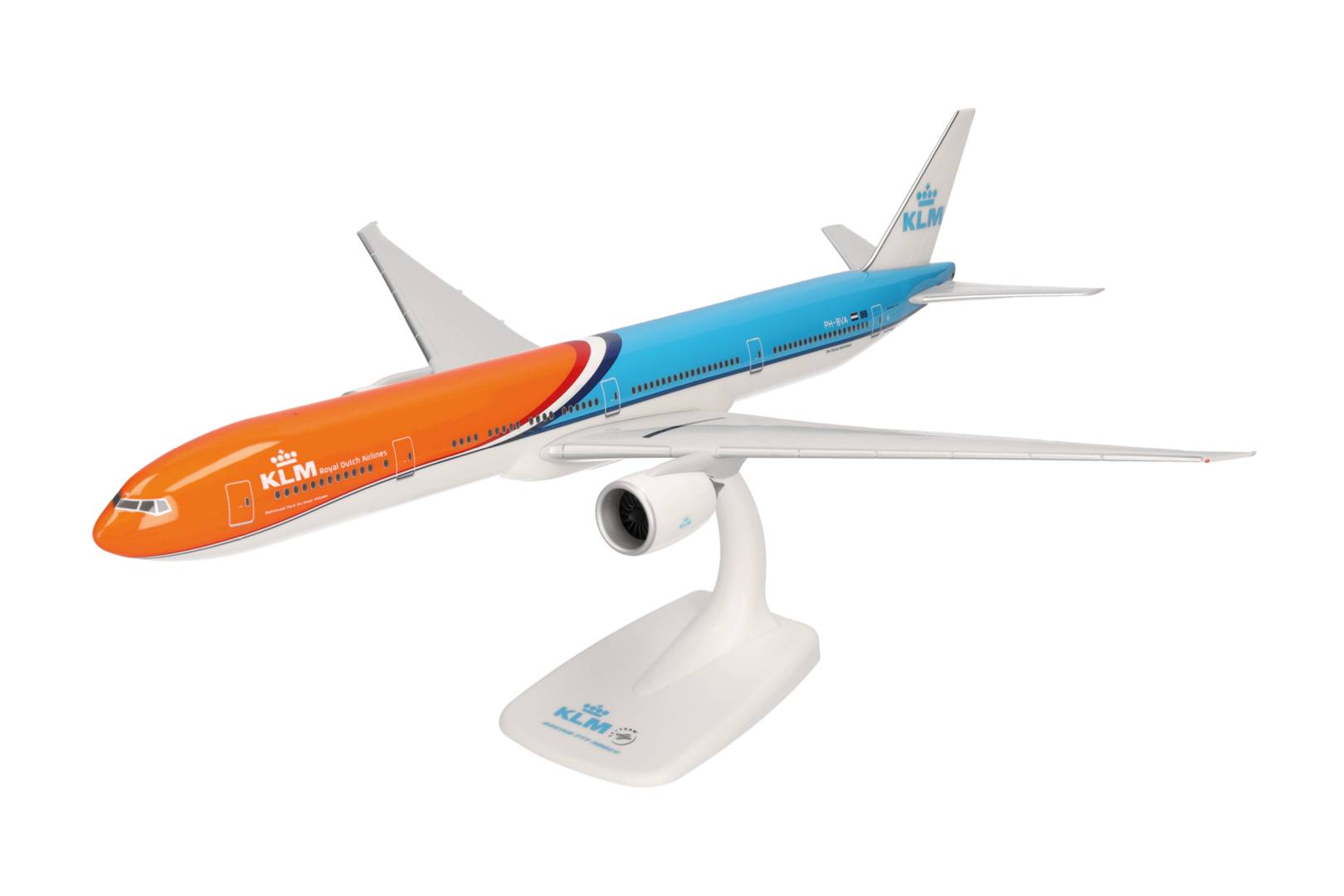 Herpa 614511 - KLM Boeing 777-300ER "Orange Pride" - PH-BVA "Nationaal Park De Hoge Veluwe" | Modellbahn | Modelleisenbahn